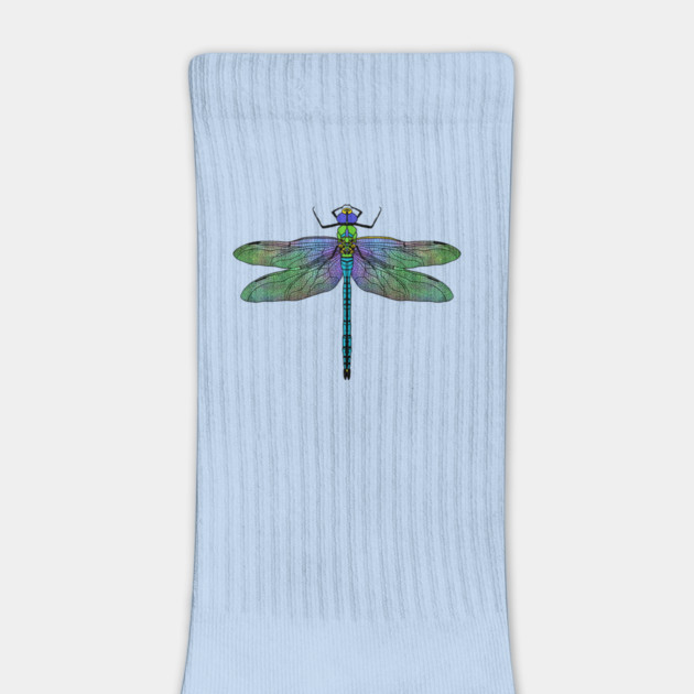 Colorful Emperor Dragonfly Art by H. R. Sinclair