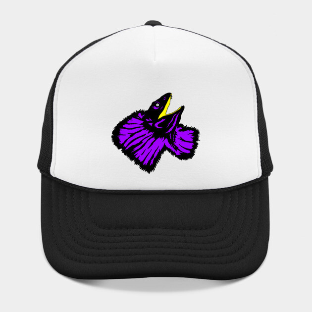 Neon Purple Frilled-neck Lizard by H. R. Sinclair