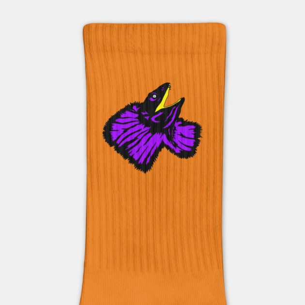 Neon Purple Frilled-neck Lizard by H. R. Sinclair