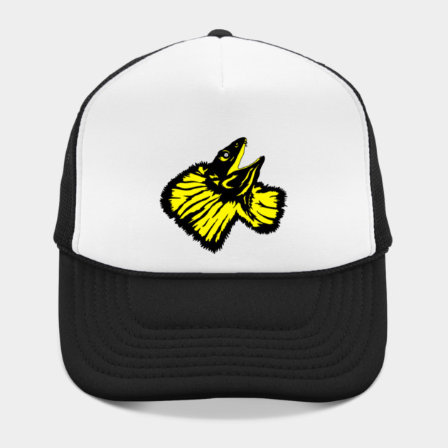 Neon Yellow Frilled-neck Lizard by H. R. Sinclair