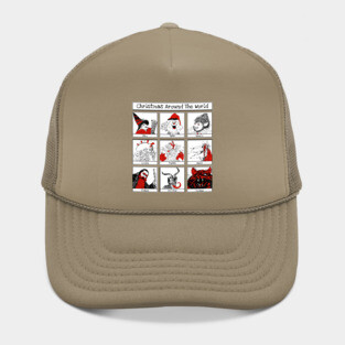 Christmas Characters Around The World Illustrations Hat