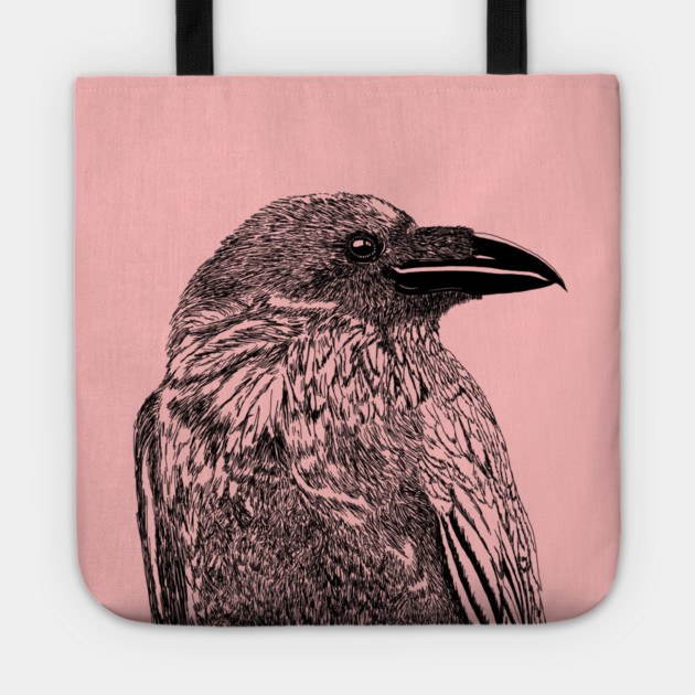 Raven Illustration Tote by H. R. Sinclair