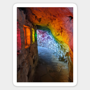 Rainbow Cave, Rock City Sticker
