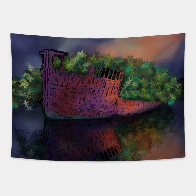 Abandoned SS Ayrfield Tapestry by H. R. Sinclair