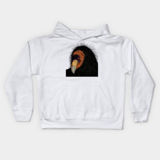Illustrated California Condor Kids Hoodie