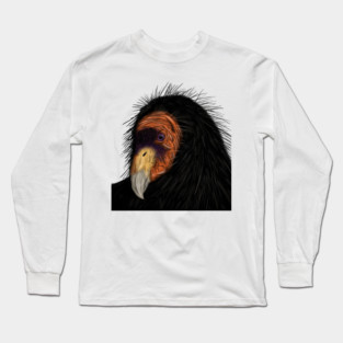 Illustrated California Condor Long Sleeve T-Shirt