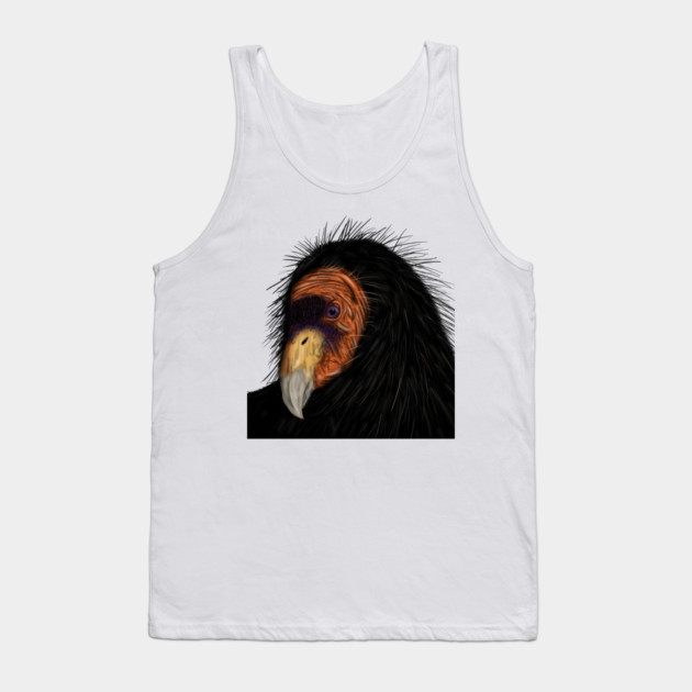 Illustrated California Condor Tank Top by H. R. Sinclair