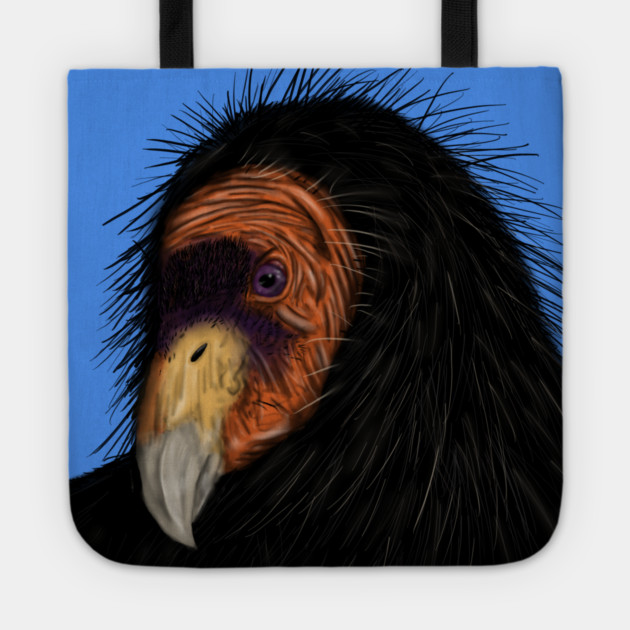 Illustrated California Condor Tote by H. R. Sinclair