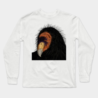Illustrated California Condor Long Sleeve T-Shirt