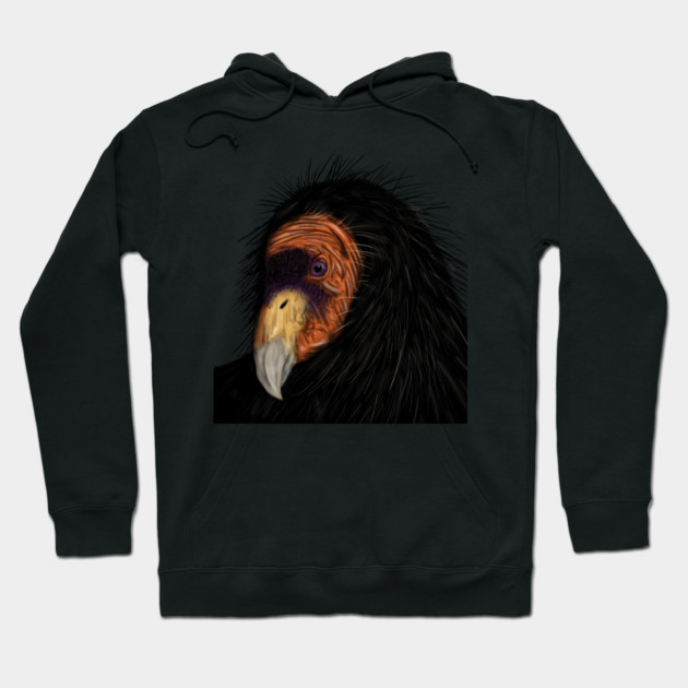 Illustrated California Condor Hoodie by H. R. Sinclair