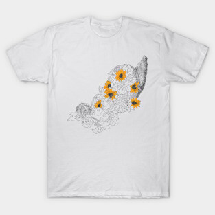 Cornucopia Sunflowers Pumpkins T-Shirt