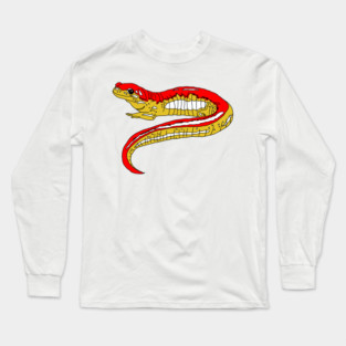 Red and Yellow Salamander Long Sleeve T-Shirt