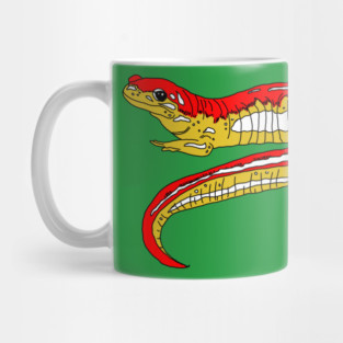 Red and Yellow Salamander Mug