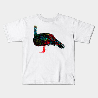 Ocellated Turkey Kids T-Shirt