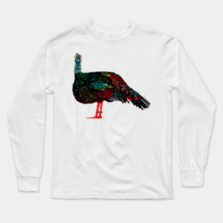 Ocellated Turkey Long Sleeve T-Shirt