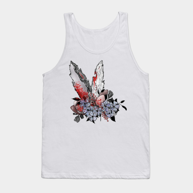 Easter Bunny Horror Tank Top by H. R. Sinclair