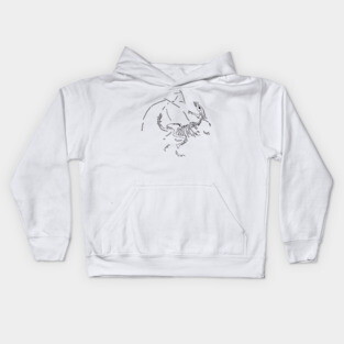 Dragon Fossils Kids Hoodie