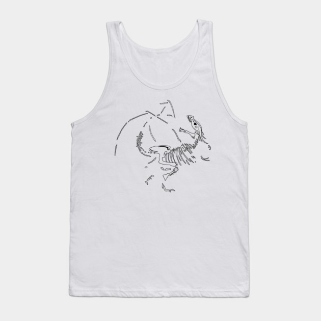 Dragon Fossils Tank Top by H. R. Sinclair