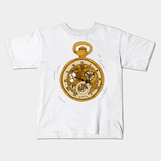 Illustrated Pocket Watch Kids T-Shirt by H. R. Sinclair