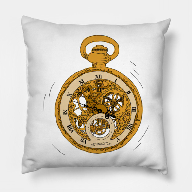 Illustrated Pocket Watch Pillow by H. R. Sinclair
