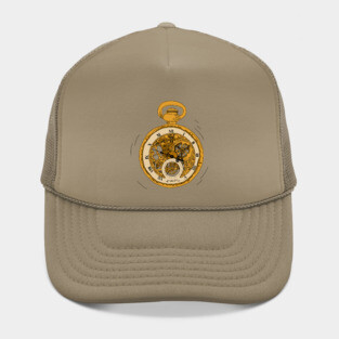 Illustrated Pocket Watch Hat
