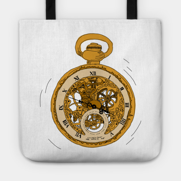 Illustrated Pocket Watch Tote by H. R. Sinclair