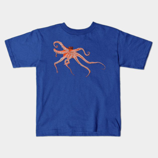 Octopus Hugs Kids T-Shirt by H. R. Sinclair