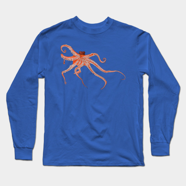 Octopus Hugs Long Sleeve T-Shirt by H. R. Sinclair