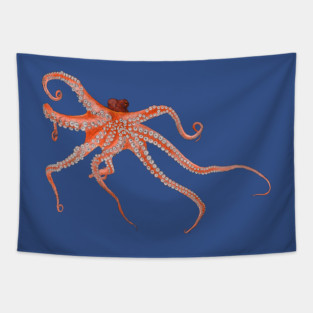 Octopus Hugs Tapestry
