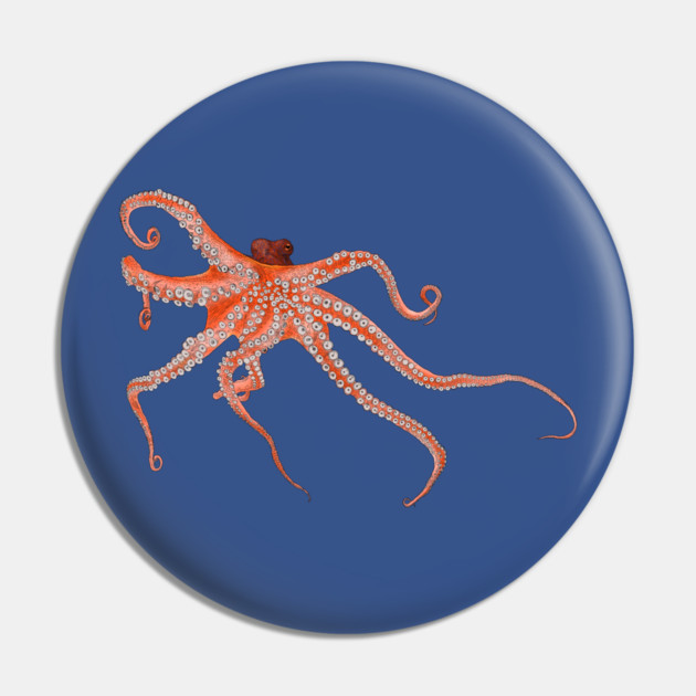 Octopus Hugs Pin by H. R. Sinclair