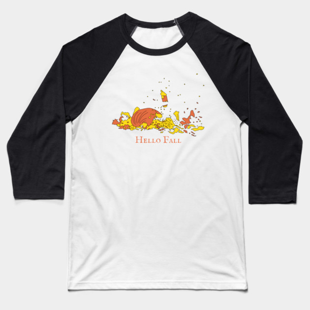 Smashed Pumpkin Baseball T-Shirt by H. R. Sinclair
