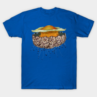 Illustrated Fried Egg Jellyfish T-Shirt