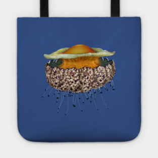 Illustrated Fried Egg Jellyfish Tote