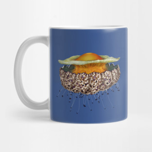Illustrated Fried Egg Jellyfish Mug