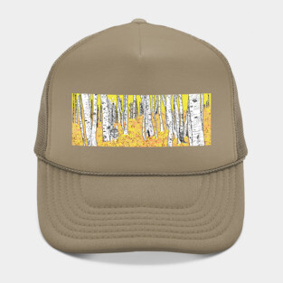 Wolf In Autumn Woods Hat