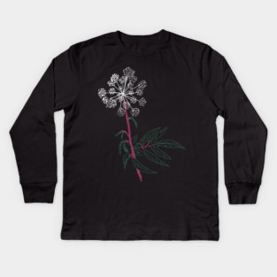 Water Hemlock Kids Long Sleeve T-Shirt