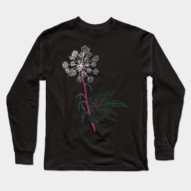 Water Hemlock Long Sleeve T-Shirt by H. R. Sinclair