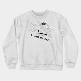 Mouse in Hole Crewneck Sweatshirt