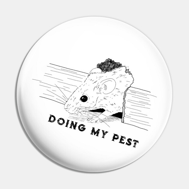 Mouse in Hole Pin by H. R. Sinclair