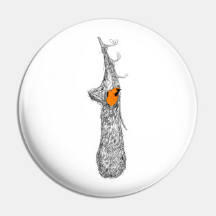Oriole Nest Pin