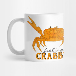 Feeling Crabby, orange crab Mug
