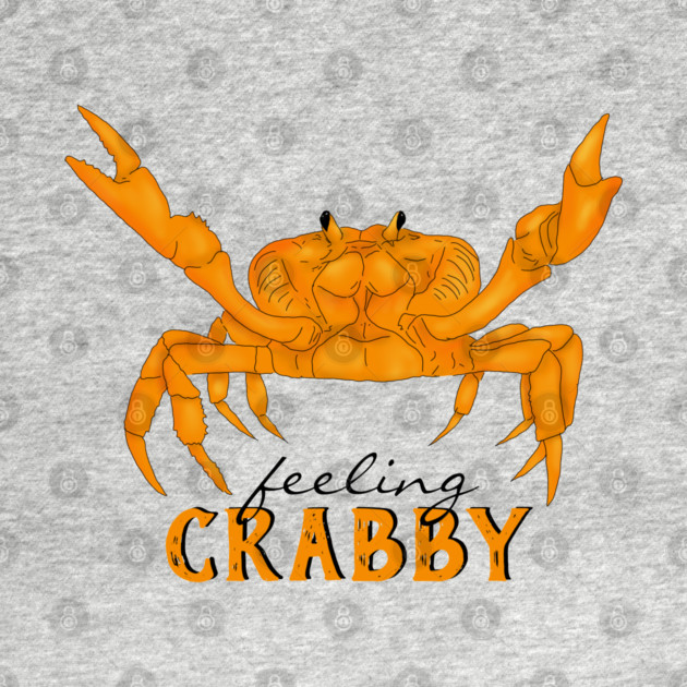 Feeling Crabby, orange crab by H. R. Sinclair