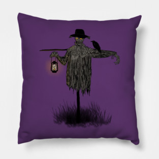 Scarecrow & Lantern Pillow