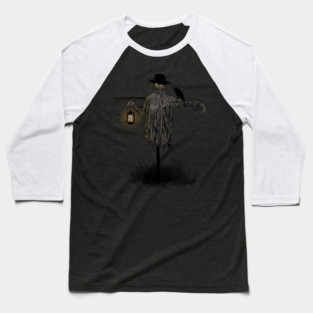 Scarecrow & Lantern Baseball T-Shirt