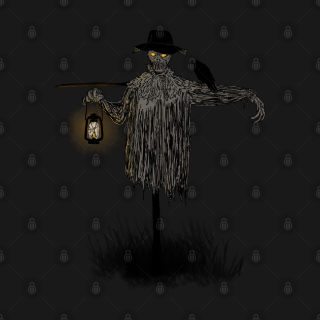 Scarecrow & Lantern by H. R. Sinclair