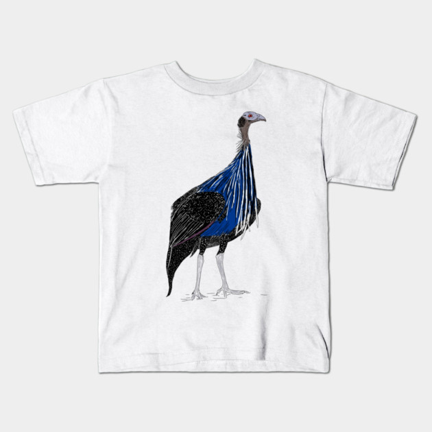 VulturineGuineafowl Kids T-Shirt by H. R. Sinclair