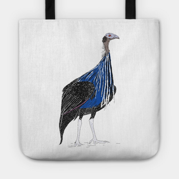 VulturineGuineafowl Tote by H. R. Sinclair