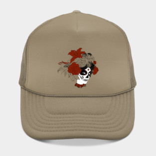 Día de los Muertos Skull Face Hat