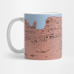 Bluff, Utah Illustration Mug