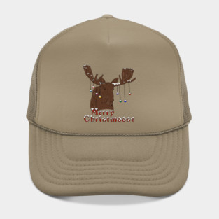Merry Christmas Moose Hat